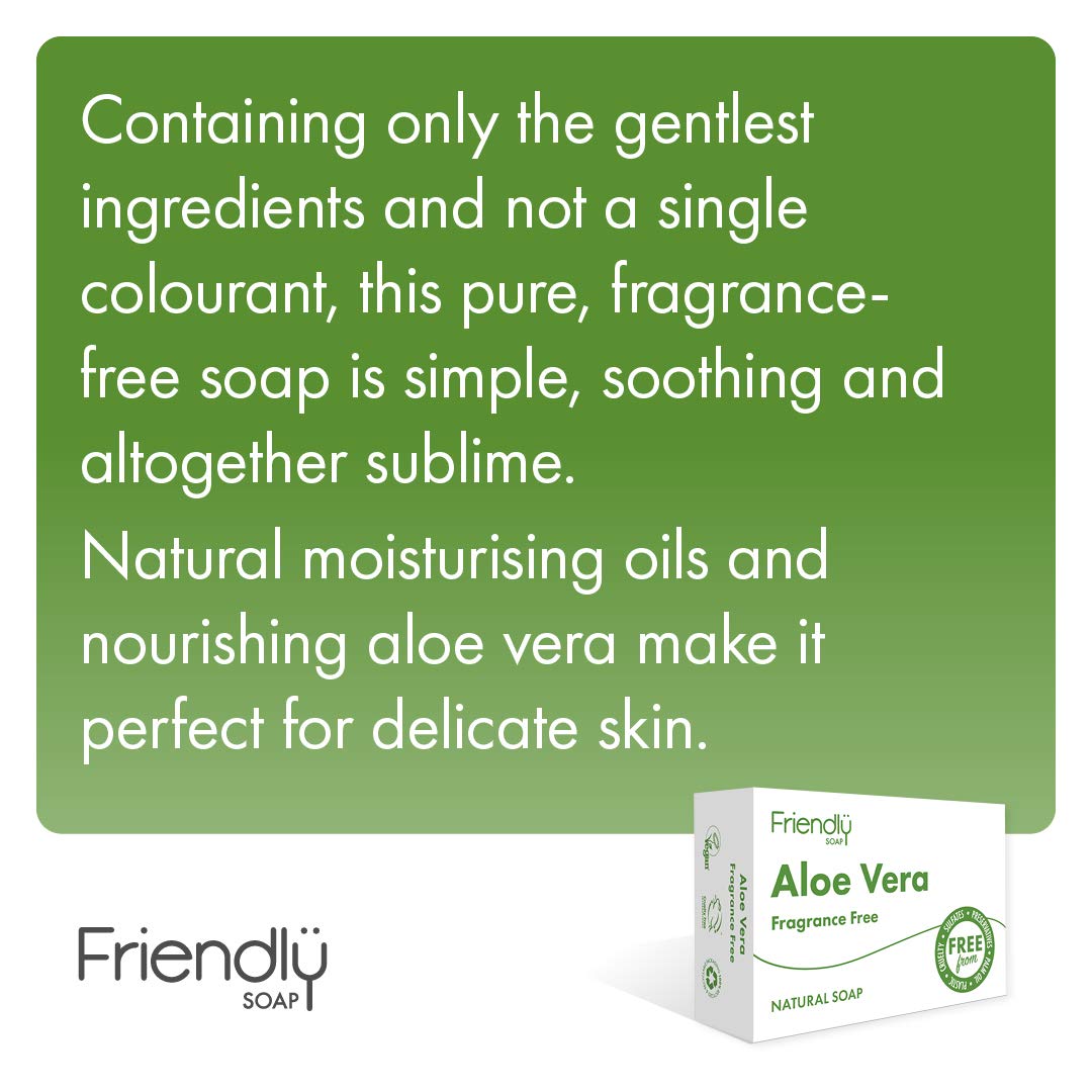 Friendly Soap Natural Handmade Aloe Vera Soap (Case of 6)