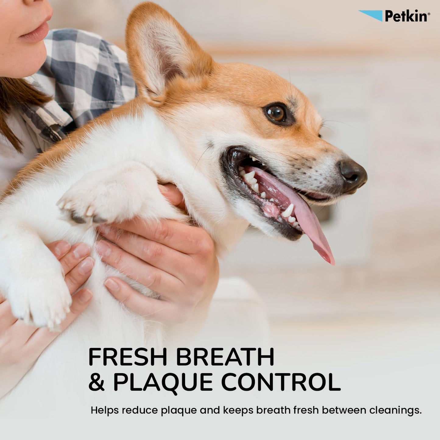 Petkin invisible formula Liquid Oral Care Teeth, Dental Gums Fresh Brath Dogs and Cats