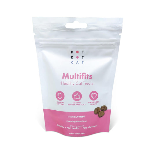 DotDotPet Multifit Crunchy Kibble Topper for Cats 75g - Plasma Superfood Supplement