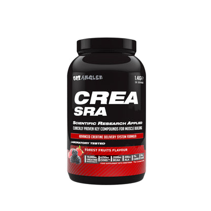 Out Angled Creatine SRA 1.4kg – 10,000mg Creatine with ALA, BCAAs, Beta-Alanine, CoQ10 | 28 Servings