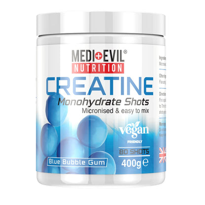 Medi-Evil Nutrition Creatine Monohydrate Shots Powder Form 400g