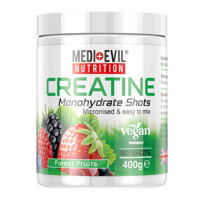 Medi-Evil Nutrition Creatine Monohydrate Shots Powder Form 400g