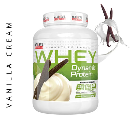 Medi-Evil Nutrition, 2kg Whey Protein Powder for Muscle Growth, Vegetarian | 66 Servings