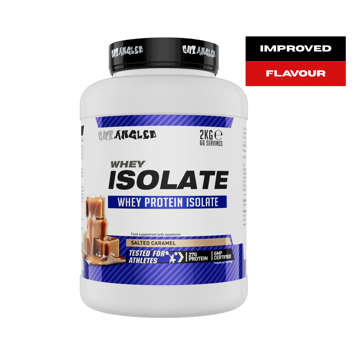 Out Angled Whey Protein Isolate 2kg 66 Servings | Whey Protein Powder for Muscle Growth and Muscle Recovery