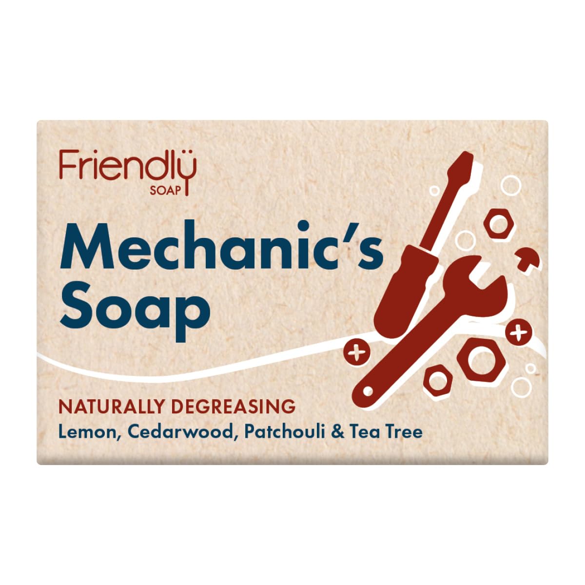 Friendly Soap Mechanic�s Soap Bar 95g-6 Pack