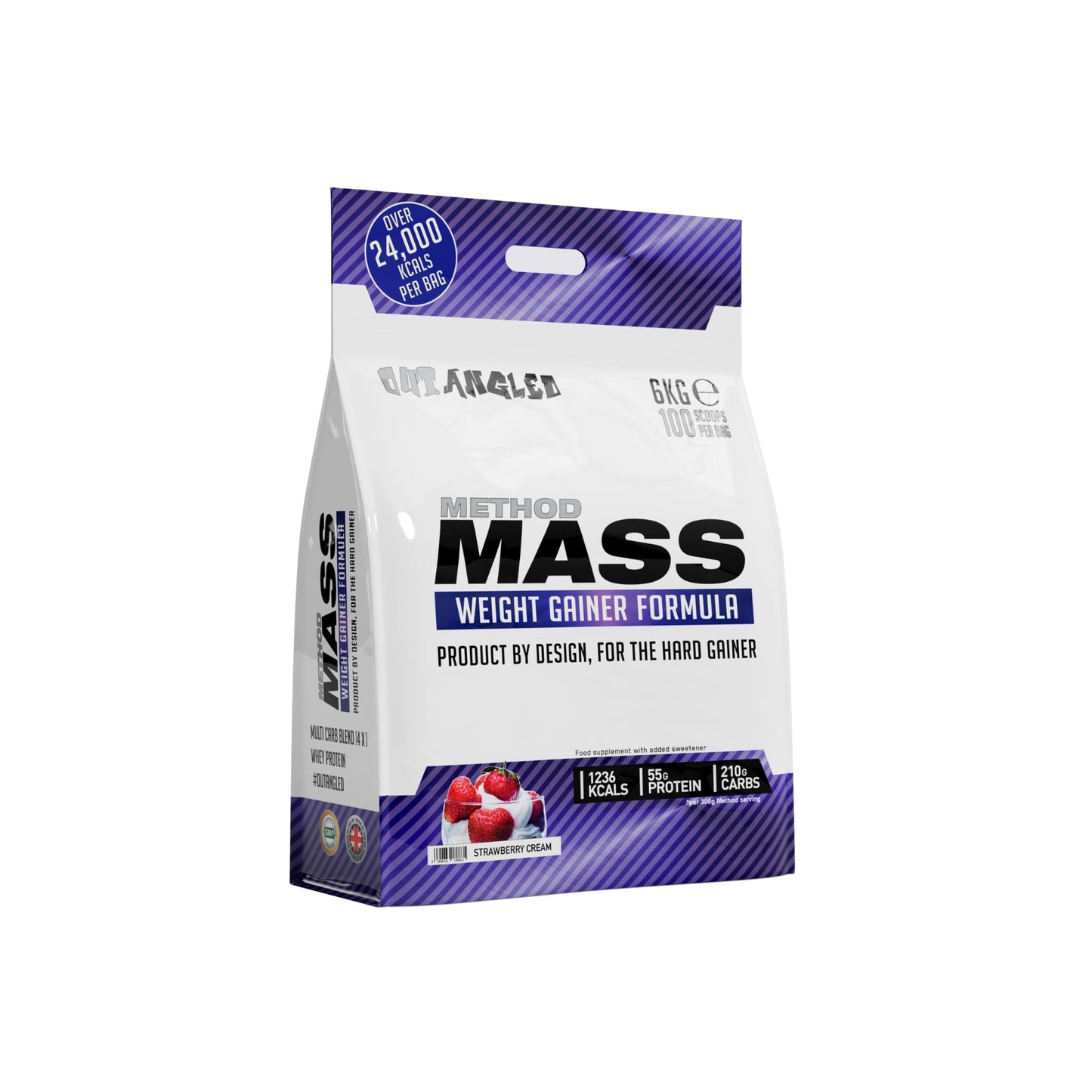 Out Angled Method Mass Gainer Powder, 6kg, 100 Scoops Whey Protein Powder