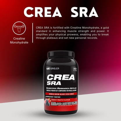 Out Angled Creatine SRA 1.4kg – 10,000mg Creatine with ALA, BCAAs, Beta-Alanine, CoQ10 | 28 Servings