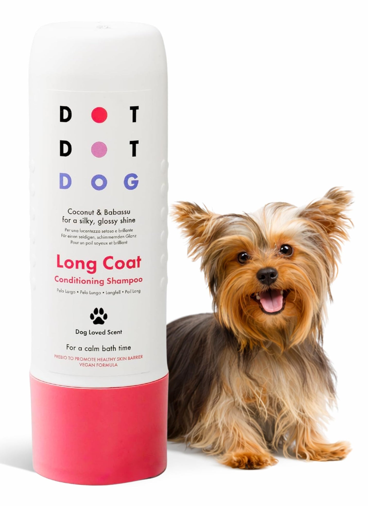 DotDotPet Conditioning Dog Shampoo - For All Breeds - Preboitic - Vegan - Sensitive Skin -