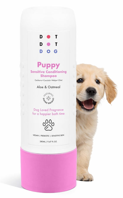DotDotPet Conditioning Dog Shampoo - For All Breeds - Preboitic - Vegan - Sensitive Skin -
