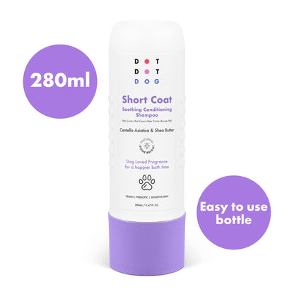 DotDotPet Conditioning Dog Shampoo - For All Breeds - Preboitic - Vegan - Sensitive Skin -