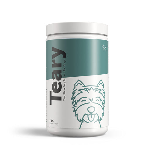 Dog's Lounge - TEARY - Natural Tear Stain Supplement for Dogs