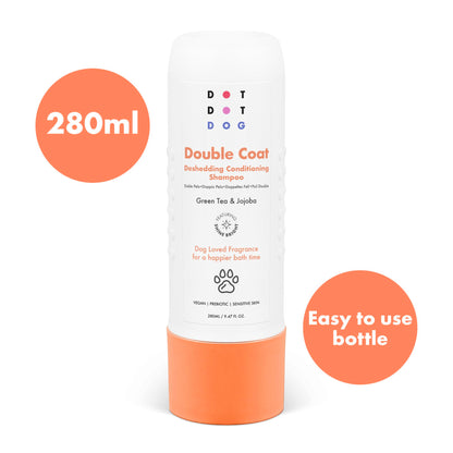 DotDotPet Conditioning Dog Shampoo - For All Breeds - Preboitic - Vegan - Sensitive Skin -