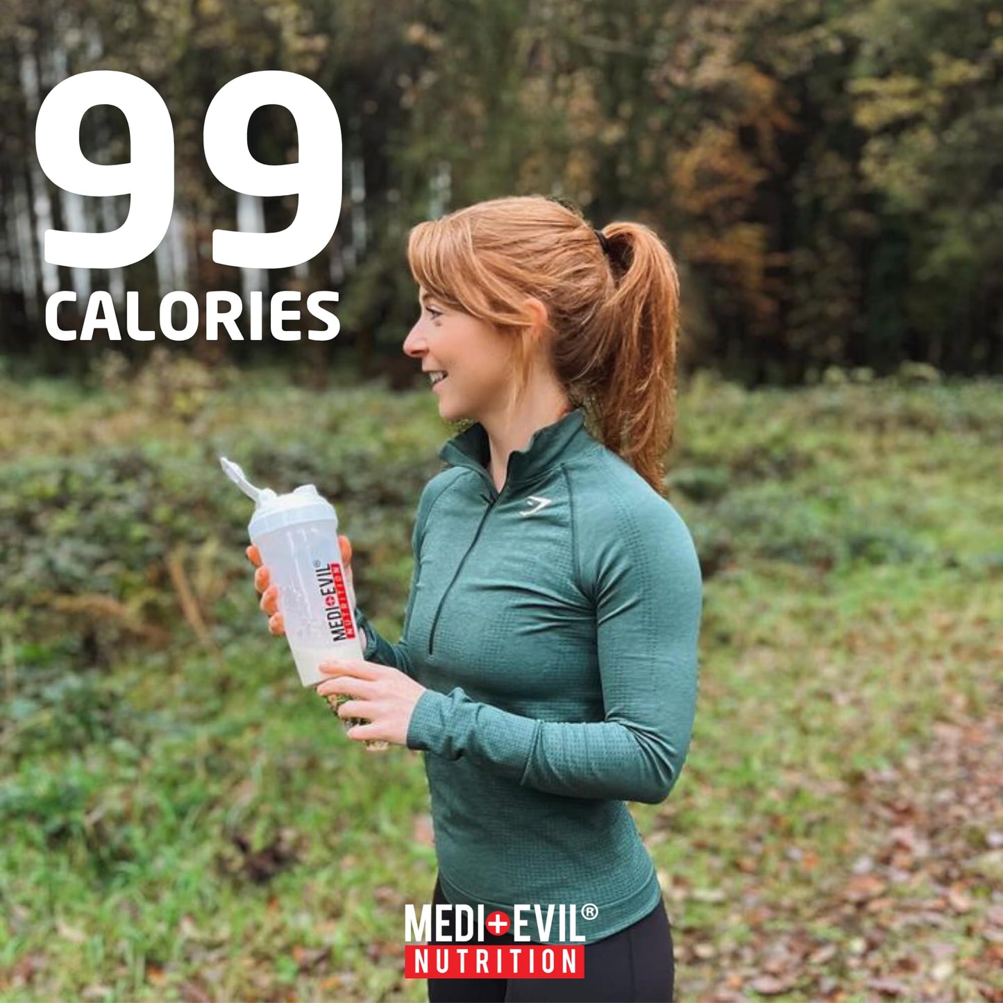 Medi Evil Nutrition Whey Protein Isolate 1.8kg – High Protein, Low Sugar, Low Carb, 99 Calories, Premium Protein Powder