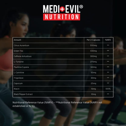 Medi-Evil Nutrition Excalibur Thermogenic Weight Management Supplement