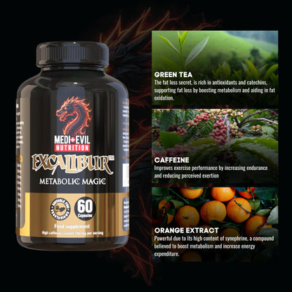 Medi-Evil Nutrition Excalibur Thermogenic Weight Management Supplement